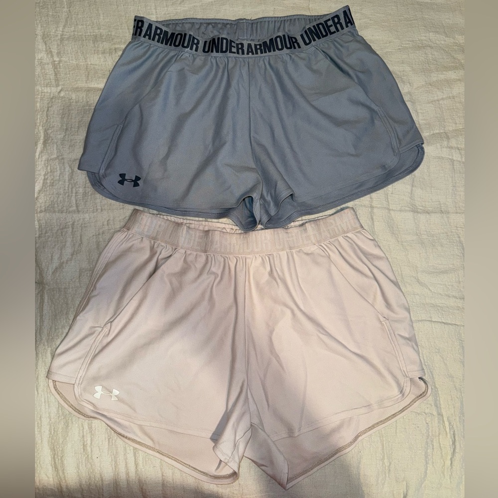 2 Pairs of Under Armour Shorts Size Large